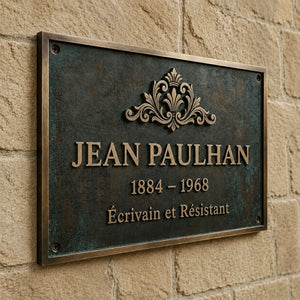 PLAQUE HONORIFIQUE JEAN PAULHAN - ÉCRIVAIN